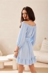 Sukienka Model Giulia BLE SUK0523 Błękit - Roco Fashion
