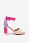 Sandały Model Rosazara 24SD35-6815 Beige/Pink - Step in style