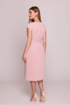 Sukienka Model S411 Powder Pink - Stylove