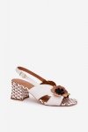 Sandały Model Laura Messi 2950 White - Step in style
