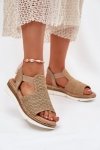 Sandały Model Jelana 25SD35-8828 Beige/Gold - Step in style