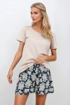 Piżama Damska Model Stardust Navy - Momenti Per Me