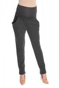 Spodnie Ciążowe Model 0175 Grafit - PeeKaBoo