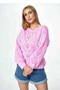 Sweter Damski Model M887 Pink - Figl