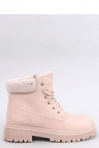 Traperki damskie ocieplane LEODE BEIGE - Inello