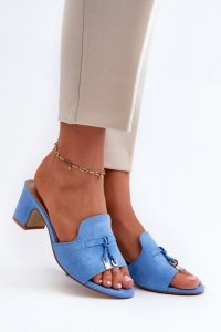 Sandał Klapki Model Jemenna JH338P Blue - Step in style