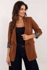 Marynarka Model DHJ-MA-18657.94 Light Brown - Italy Moda