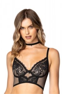 Biustonosz Soft Biustonosz Gorset Model Estelle G-0198/91  Black - Mat