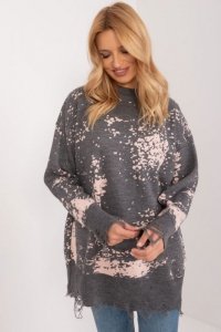 Sweter Damski Model BA-SW-14106.94 Dark Grey - Badu