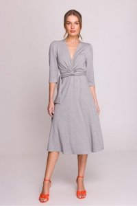 Sukienka Model S404 Grey - Stylove