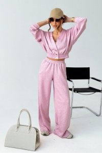 Spodnie Komplet Model Meggi 205254571 Light Pink - LaBalancia