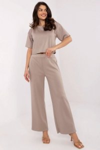 Spodnie Komplet Model DHJ-KMPL-20596.02 Dark Beige - Italy Moda