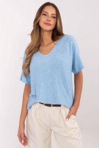 Sweter Damski Model MO-SW-0702.36 Light Blue - Italy Moda