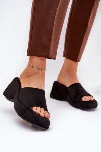 Sandał Klapki Model Afisal 1763 Black - Step in style