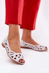 Baleriny Model Calgis ASA136-8 Silver - Step in style