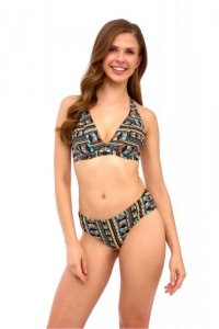 Kostium dwuczęściowy Biustonosz Bralet Kąpielowy Model Gabriella Multicolor - Lupo Line