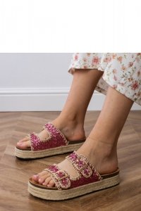 Sandał Klapki Model Induri X5-382 Pink - PRIMO