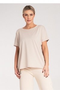 Tshirt Damski Model M1164 Beige - Figl
