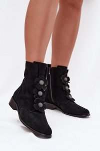 Botki Model Zazoo 3085 Black - Step in style