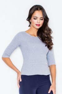 Bluzka Model 309 Grey - Figl