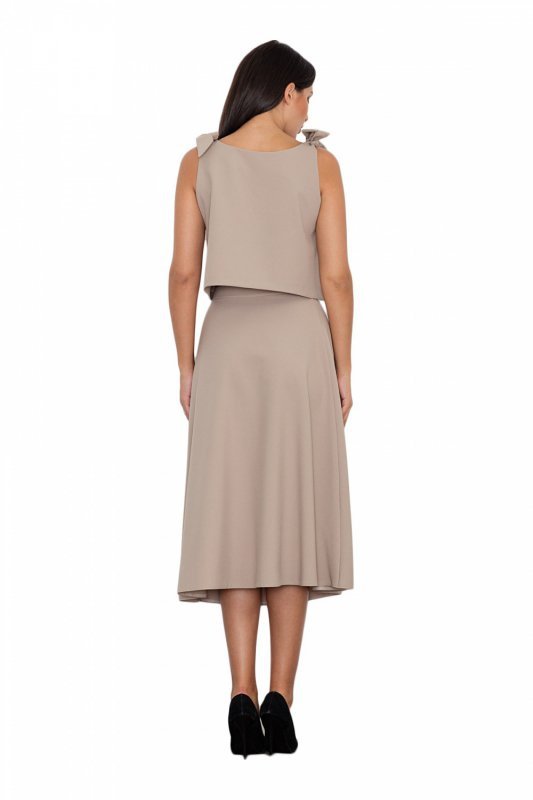 Spódnica Komplet Model M578 Beige - Figl