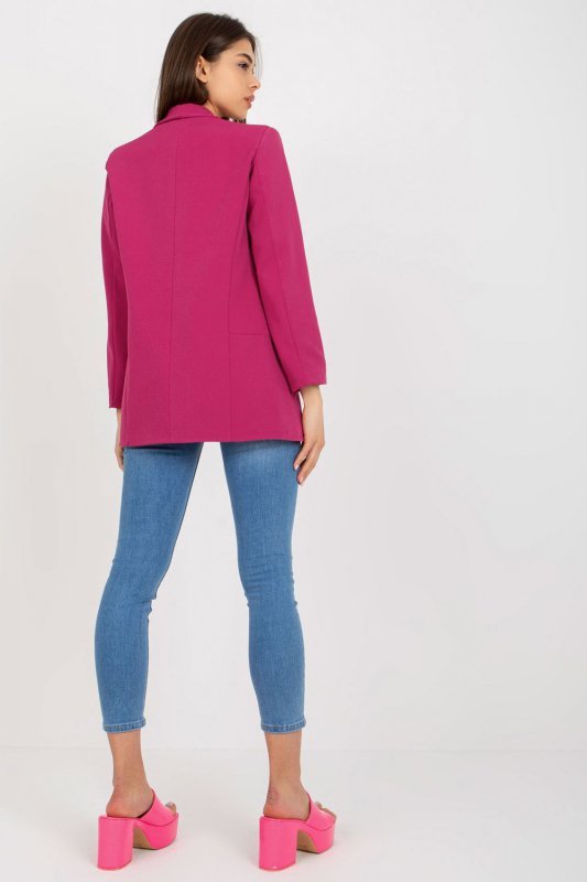 Żakiet Model DHJ-MA-15621.12X Fuksja - Italy Moda