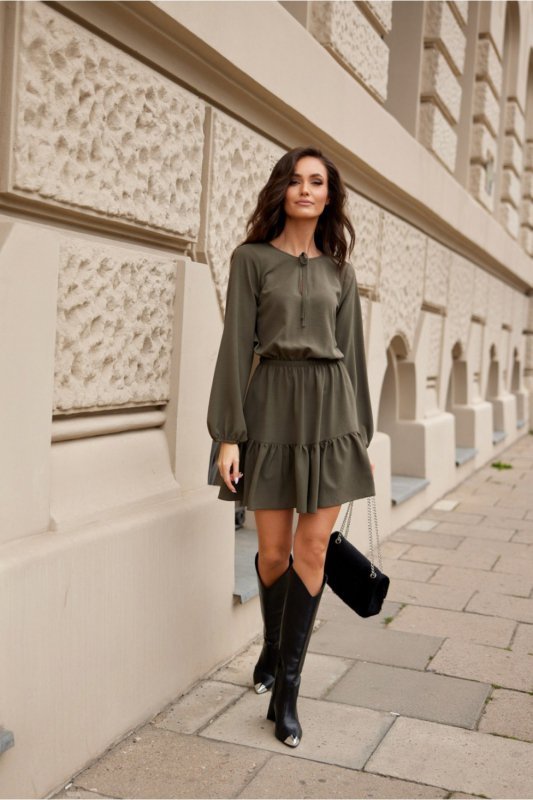 Sukienka Model Alex KHC SUK0305 Green - Roco Fashion