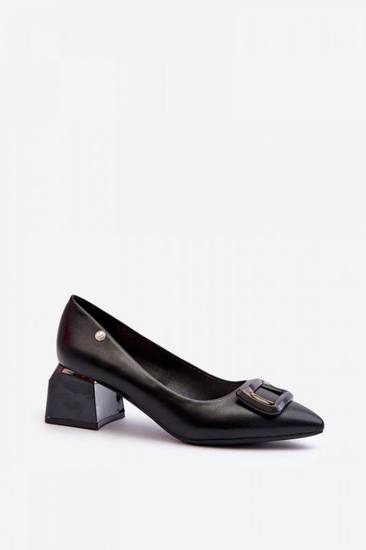 Czółenka Model Sarala 62101 Black - Step in style