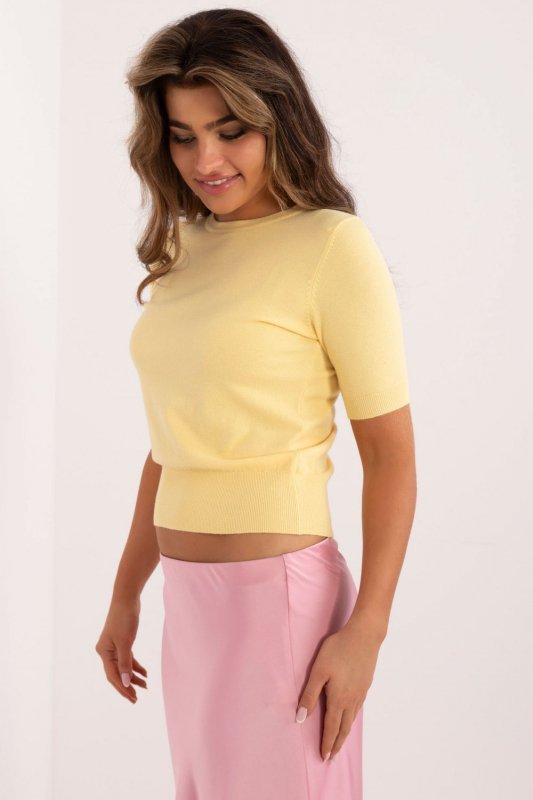 Sweter Damski Model PM-BZ-N30001.28 Light Yellow - Factory Price