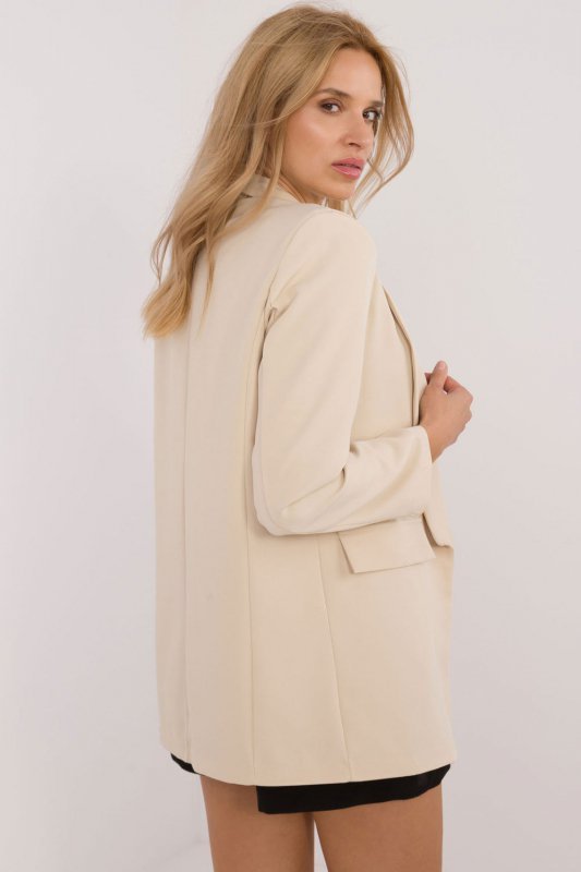 Marynarka Model DHJ-MA-19782.33 Light Beige - Italy Moda