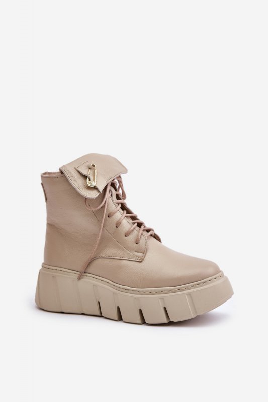 Botki Model Zazoo 60511 Beige - Step in style
