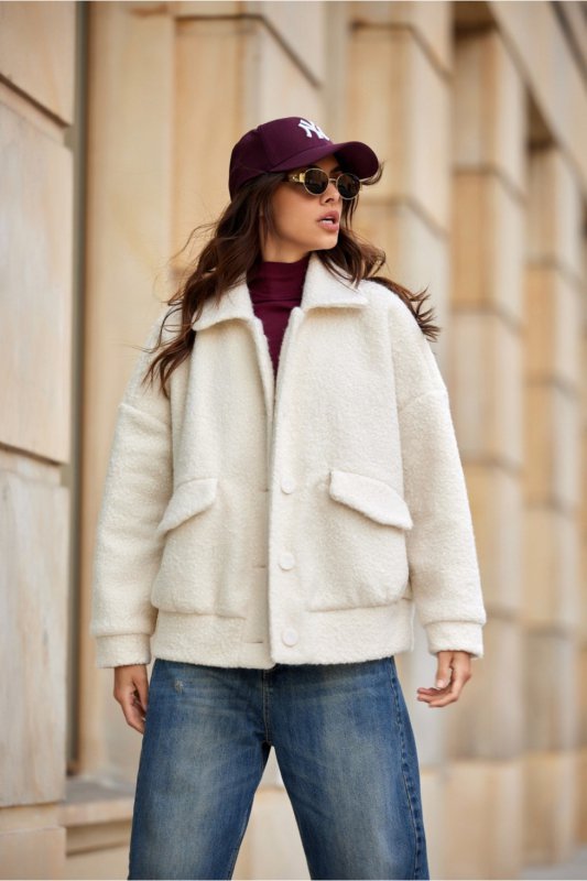 Kurtka Damska Model Ivon EKR KUR  27 Ecru - Roco Fashion