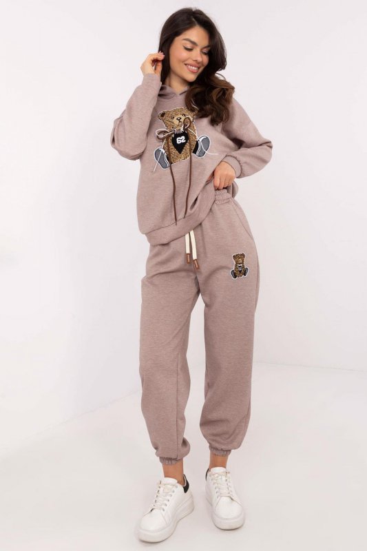 Spodnie Komplet Model MI-KMPL-M58521.37P Dark Beige - Italy Moda