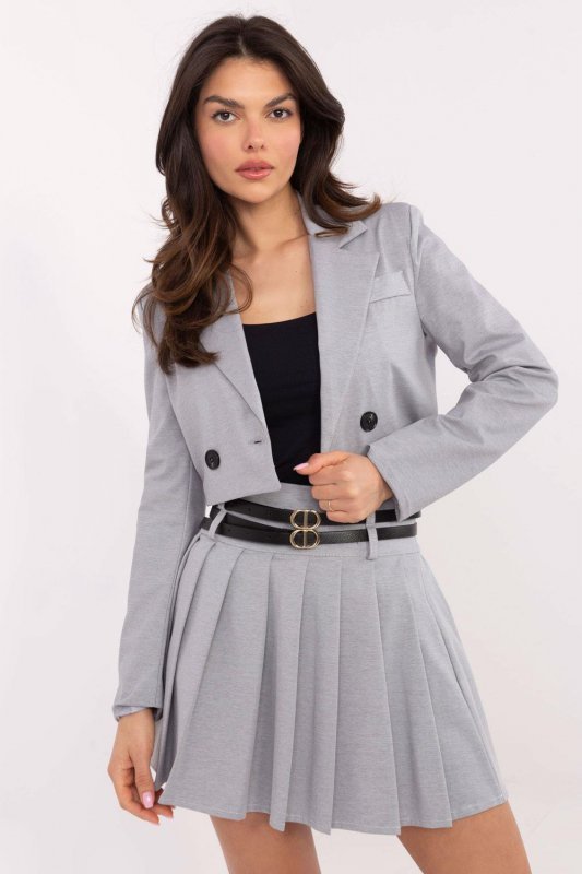 Żakiet Model DHJ-ZT-8670.16 Grey - Italy Moda