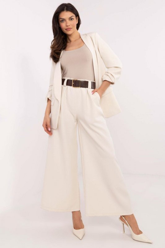Spodnie Damskie Model DHJ-SP-5583-1.83 Light Beige - Italy Moda