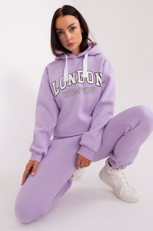 Spodnie Komplet Model EM-KMPL-720.01 Light Violet - Ex Moda