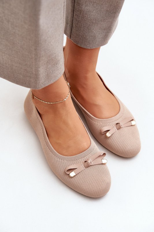 Baleriny Model Bianila CB130-63 Beige - Step in style