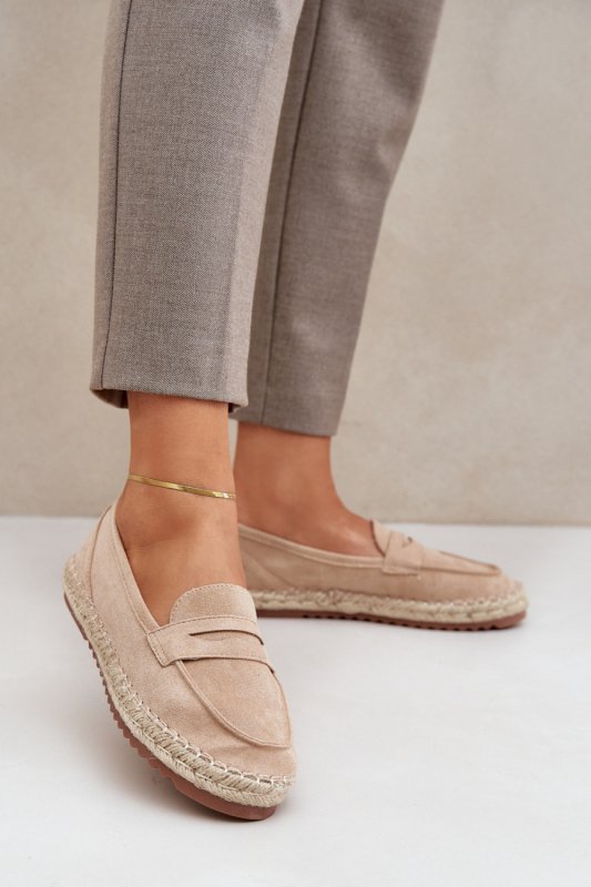 Espadryle Model Shilova LT33-01 Beige - Step in style