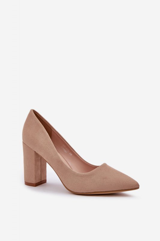 Czółenka Model Florena NF-47P Dark Beige - Step in style