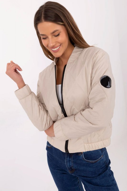 Kurtka Damska Model MI-KR-88357.69P Beige - Italy Moda