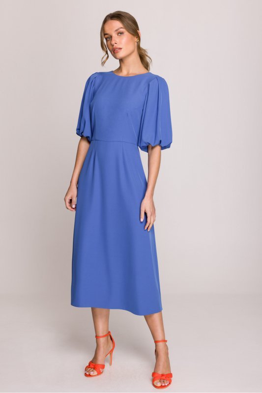 Sukienka Model S399 Blue - Stylove