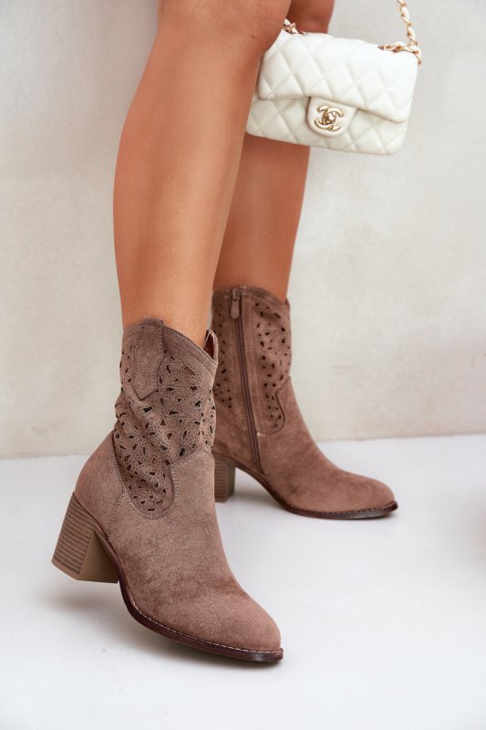 Botki Model S.Barski HY51-125 Brown - Step in style