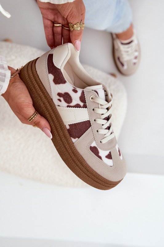 Buty Sportowe Model Lincidi 7590 Beige - Step in style