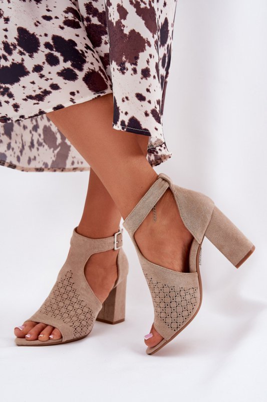 Sandały Model Helori 8752 Beige - Step in style