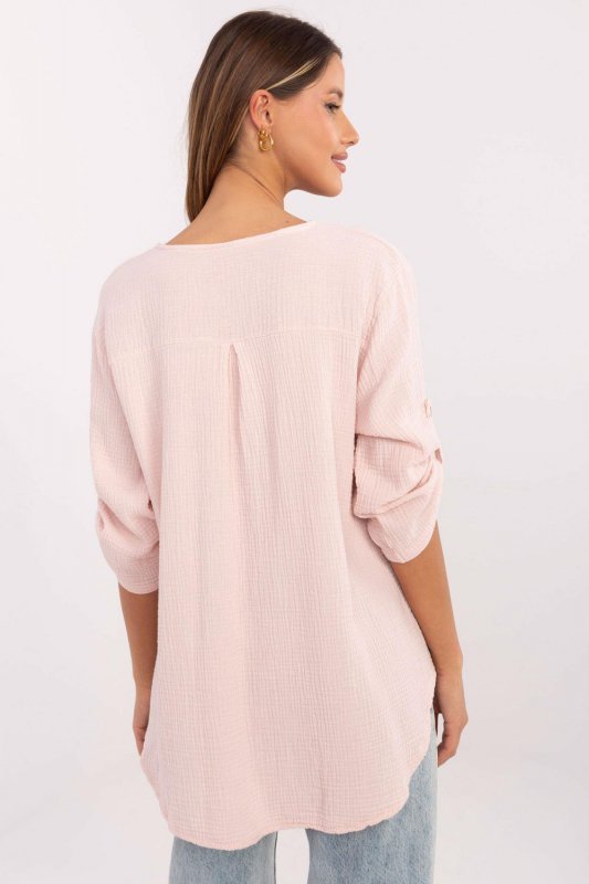 Bluzka Model MO-BZ-52759.55 Light Pink - Italy Moda