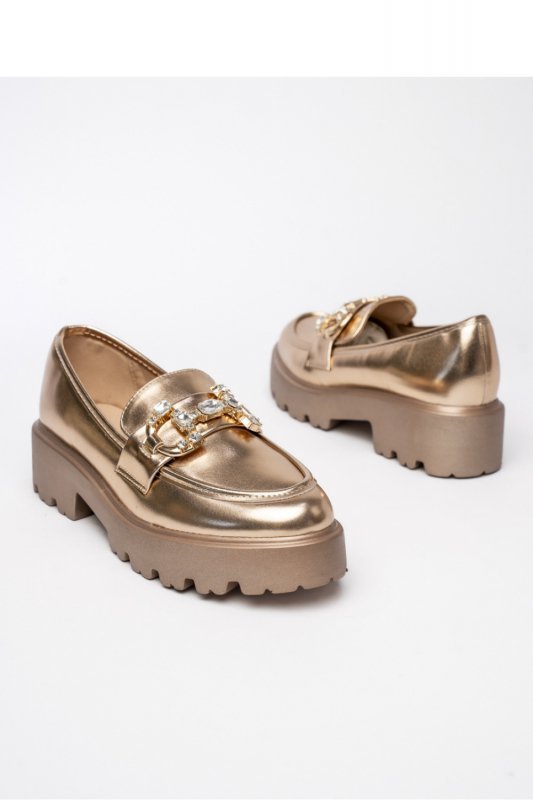 Damskie Mokasyny ELEGANZE CHAMPAGNE - Inello