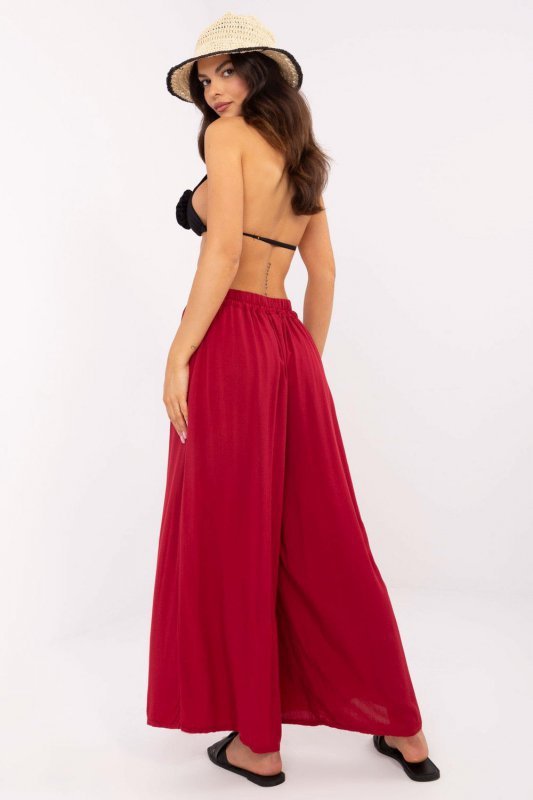 Spodnie Damskie Model TW-SP-BI-82353.39 Bordo - Och Bella