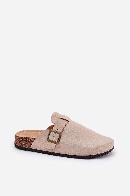 Sandał Klapki Model Selio M529 Beige - Step in style