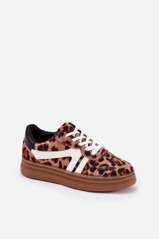 Buty Sportowe Model Totter PC2815 Brown Panterka - Step in style