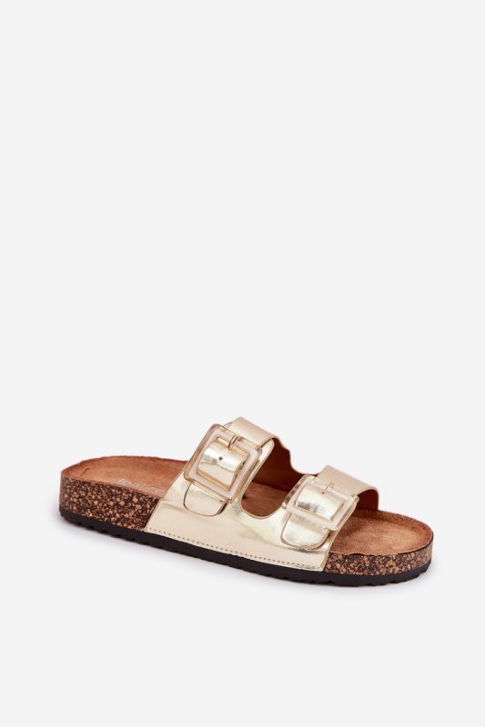 Sandał Klapki Model Sercele THS-141 Gold - Step in style
